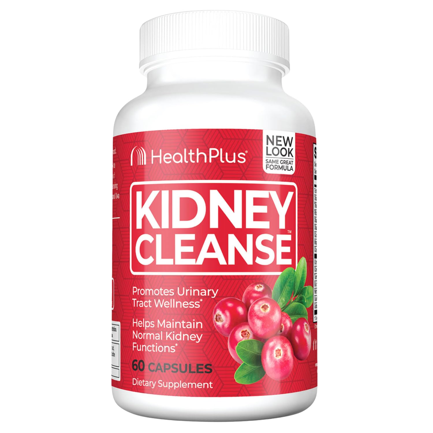 Health Plus Advanced Kidney Cleanse bottle illustrating urinary tract wellness support.