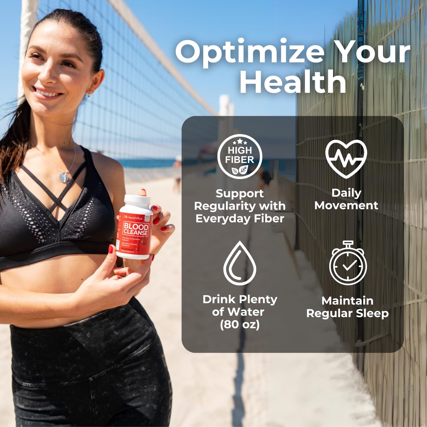 Gluten-free symbol on Health Plus Blood Cleanse packaging