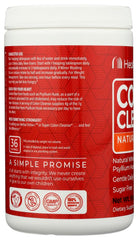 Back view of Health Plus Colon Cleanse Orange 9 oz bottle showing supplement facts