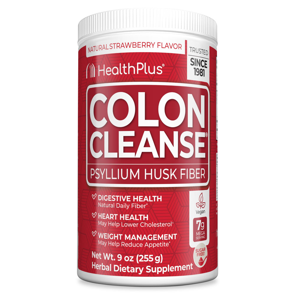 Health Plus Colon Cleanse Strawberry flavor front label