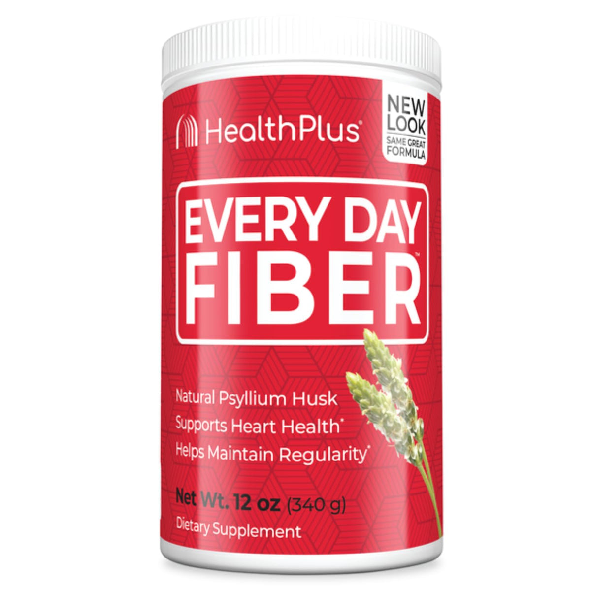 Health Plus Every Day Fiber digestive support bottle front view