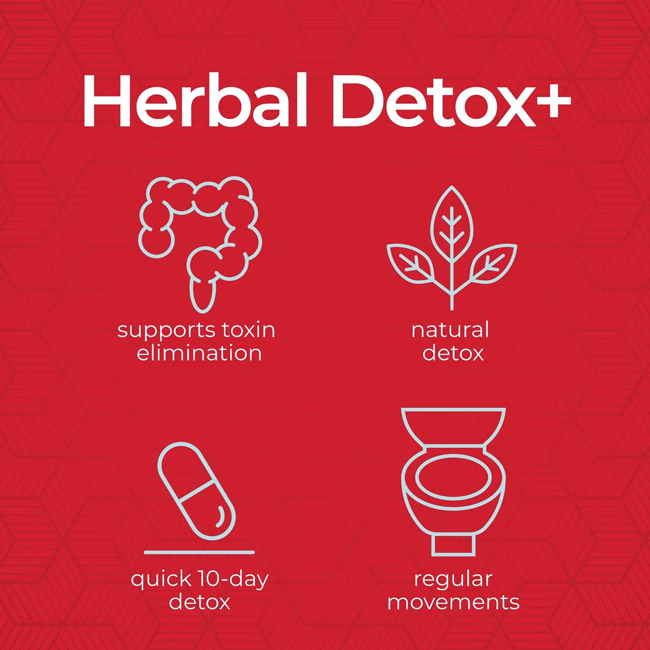 Health Plus Herbal Detox+ psyllium husk image emphasizes fiber for digestive support.
