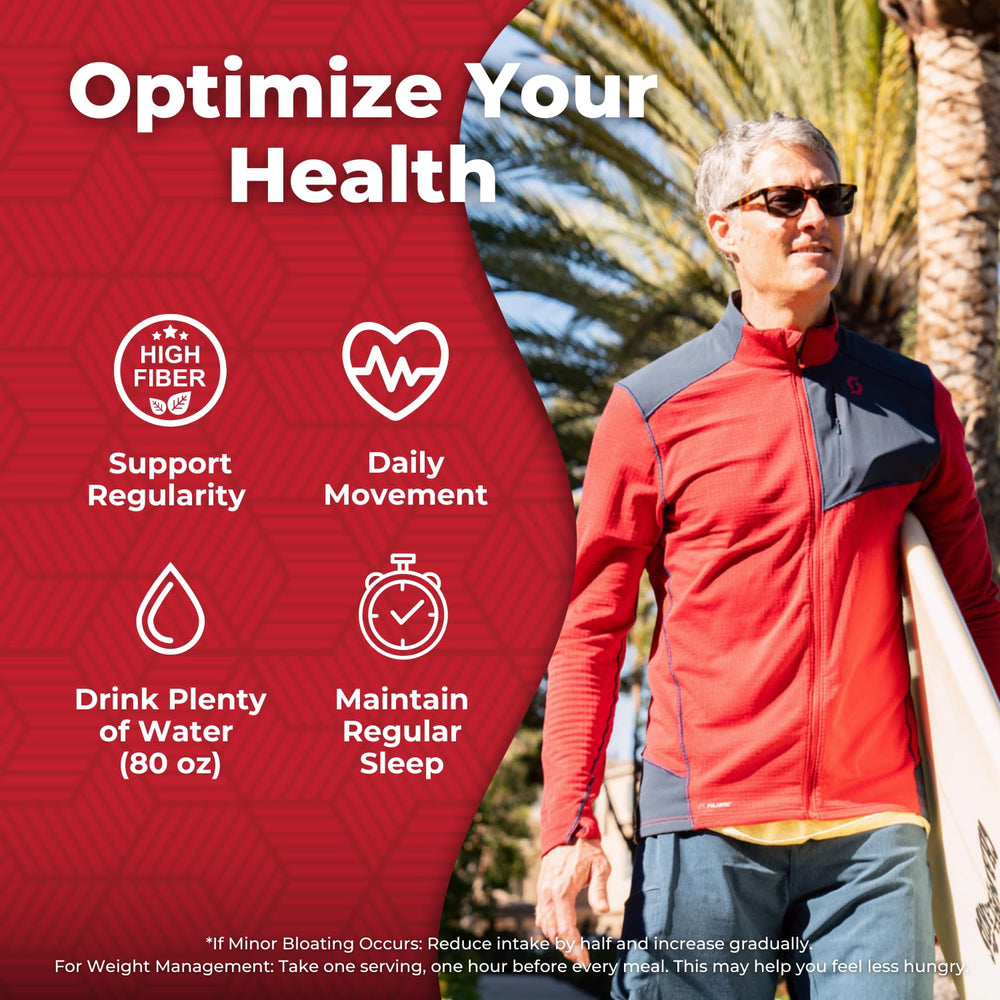 Psyllium husk powder in a bowl ready for cooking