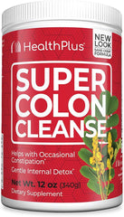 Health Plus Super Colon Cleanse 12 oz container for 10-day cleanse and detox