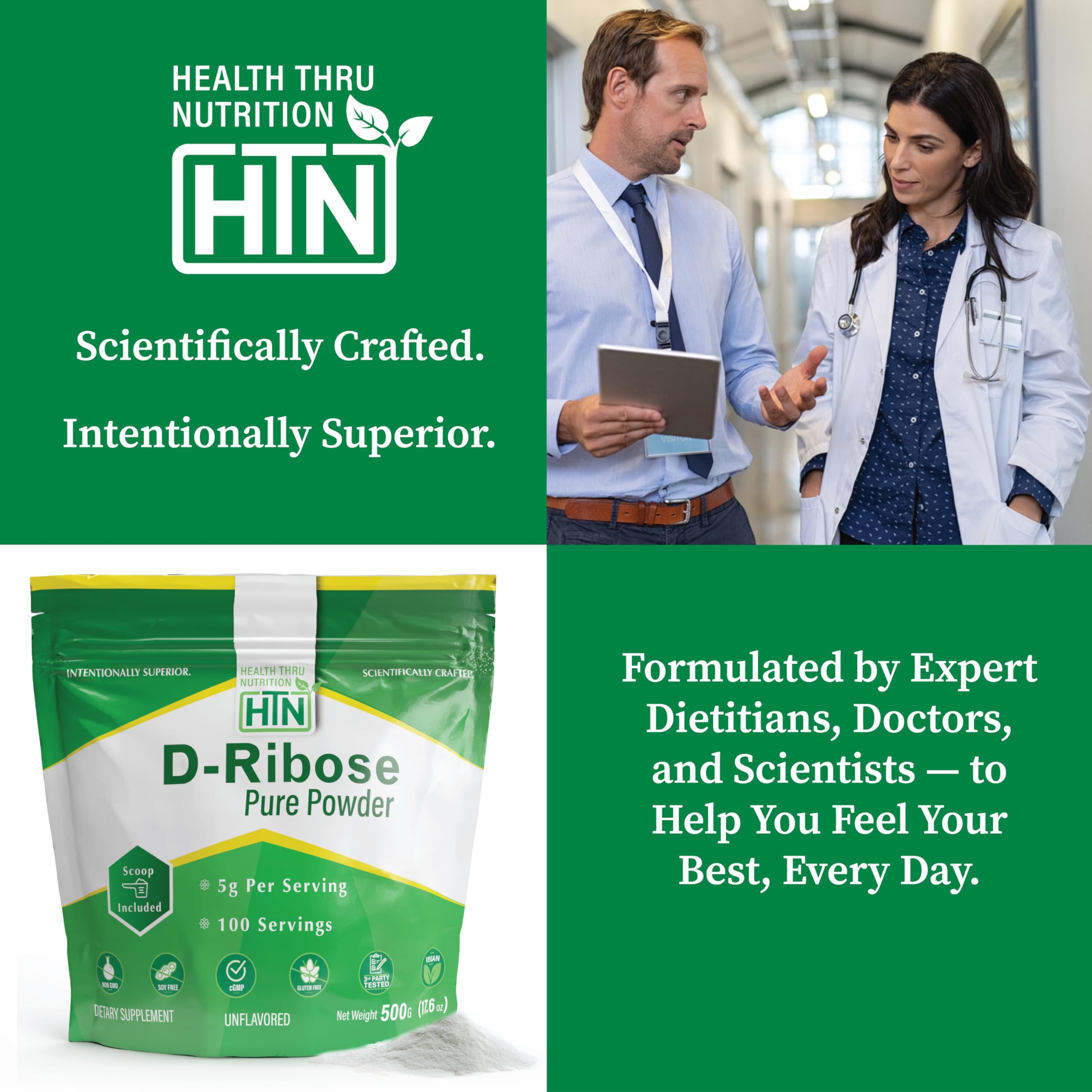 Athlete using D-Ribose to support energy and athletic performance