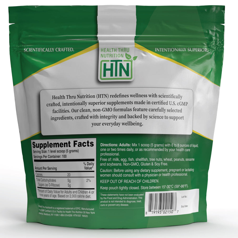 D-Ribose powder dissolving easily in water for convenient serving