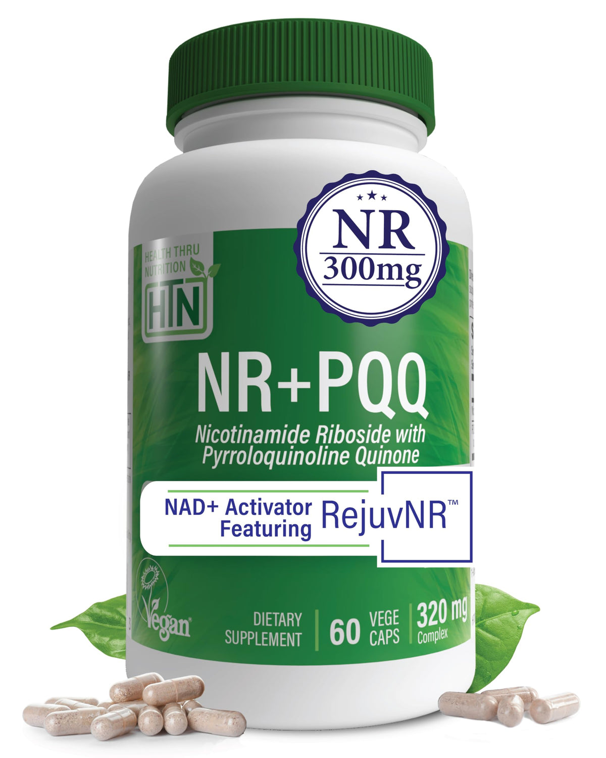 Health Thru Nutrition NAD+ Activator bottle - front view