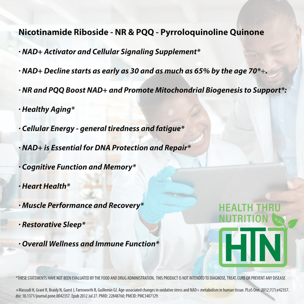 Capsules of NR with PQQ