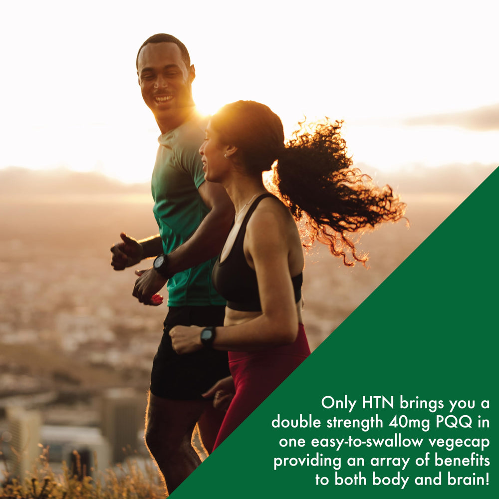 PQQ capsules arranged to show size