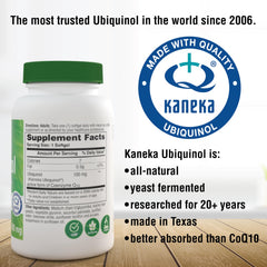 Stabilized Kaneka Ubiquinol for enhanced bioavailability