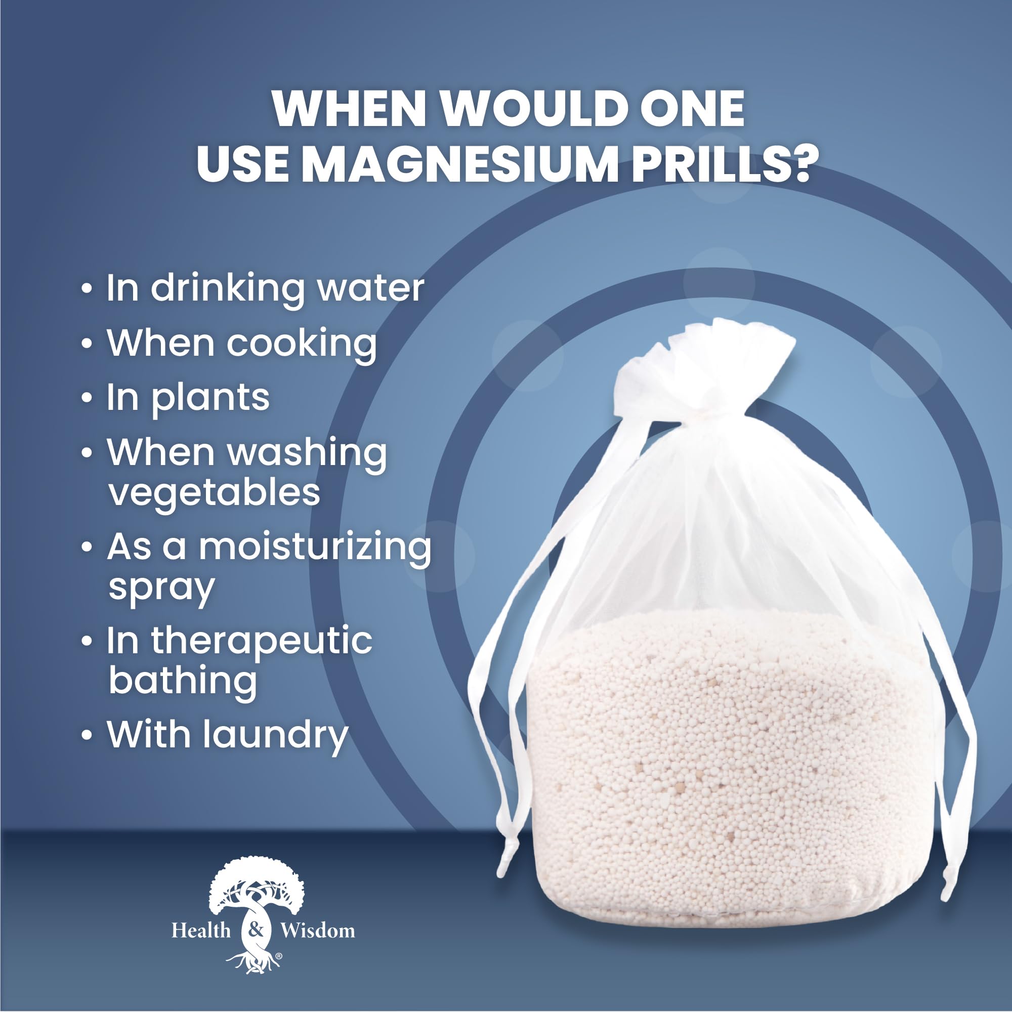 Close-up of magnesium prills beads