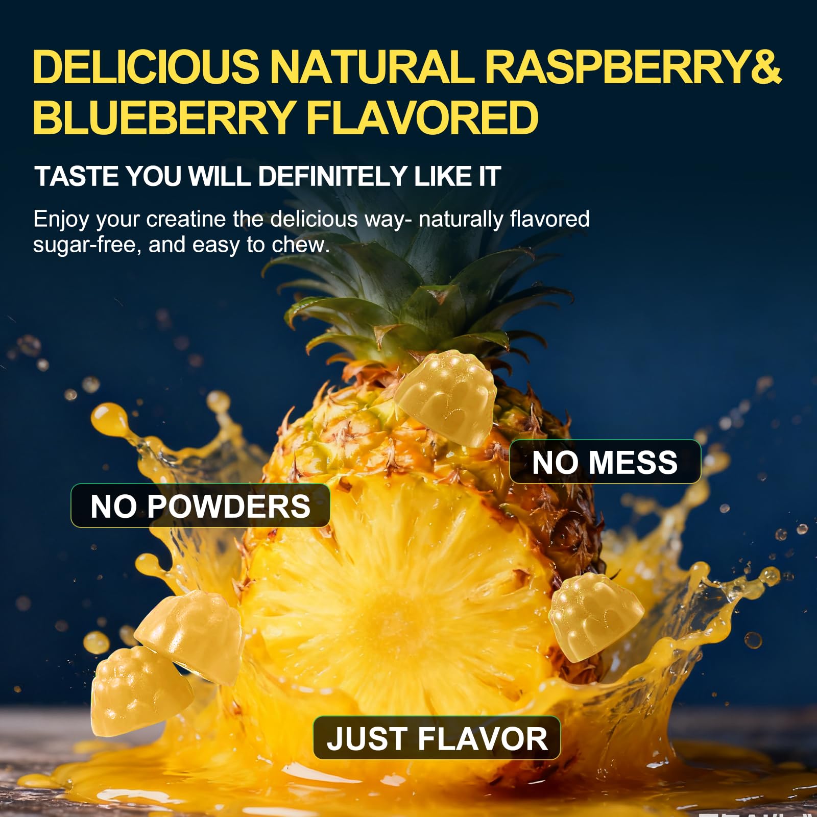 Health4All Creatine Gummies ingredients label