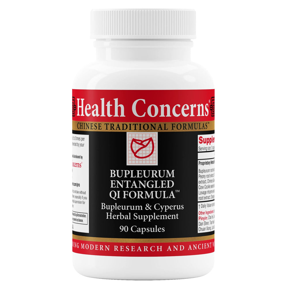 Health Concerns Bupleurum Entangled Qi Formula bottle with 90 capsules