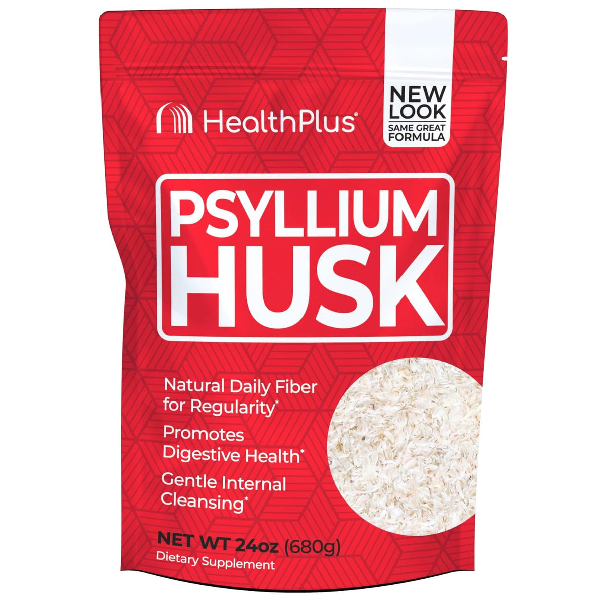 Health Plus Psyllium Husk 24 oz front