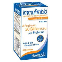 HealthAid ImmuProbio 60 Caps bottle - front view