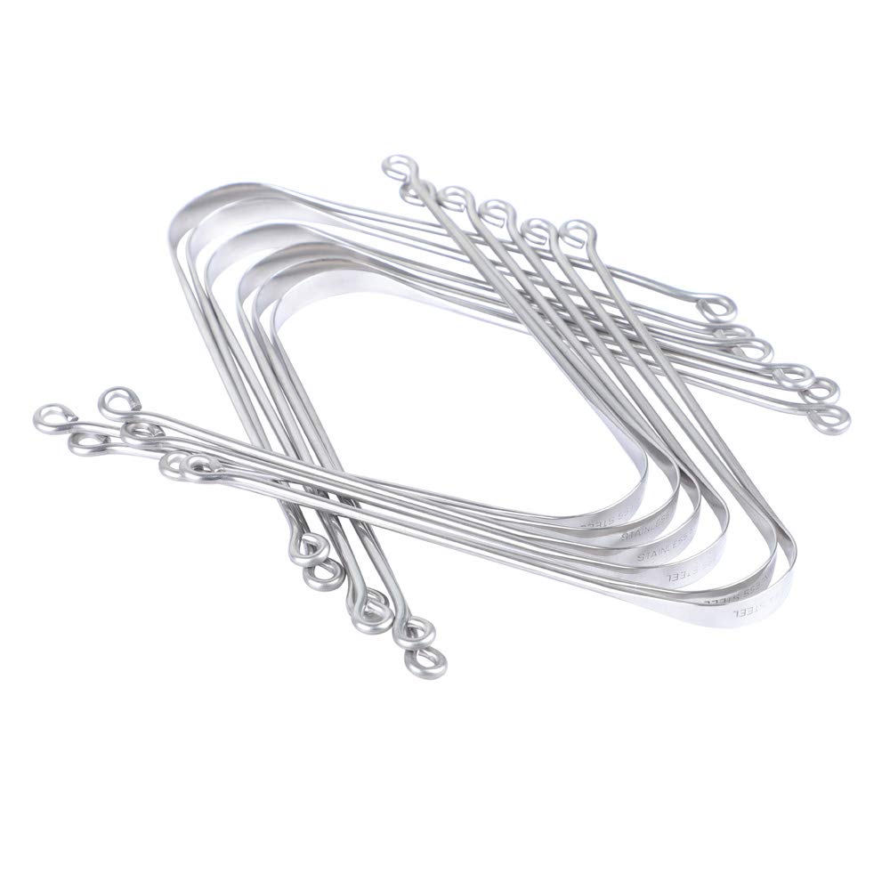 HealthAndYoga SteloSwipe Lite tongue cleaner bulk pack 12 front view