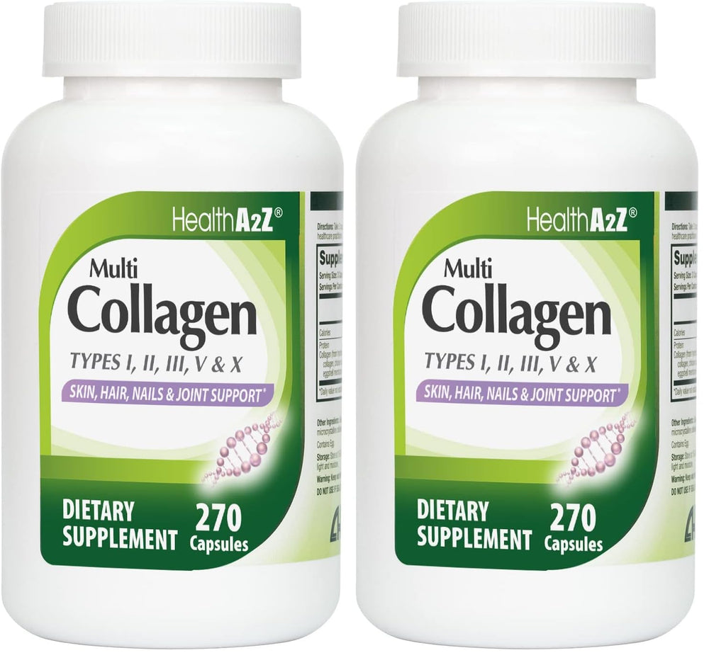 HealthA2Z® Multi Collagen Pills Pack 2 Front View