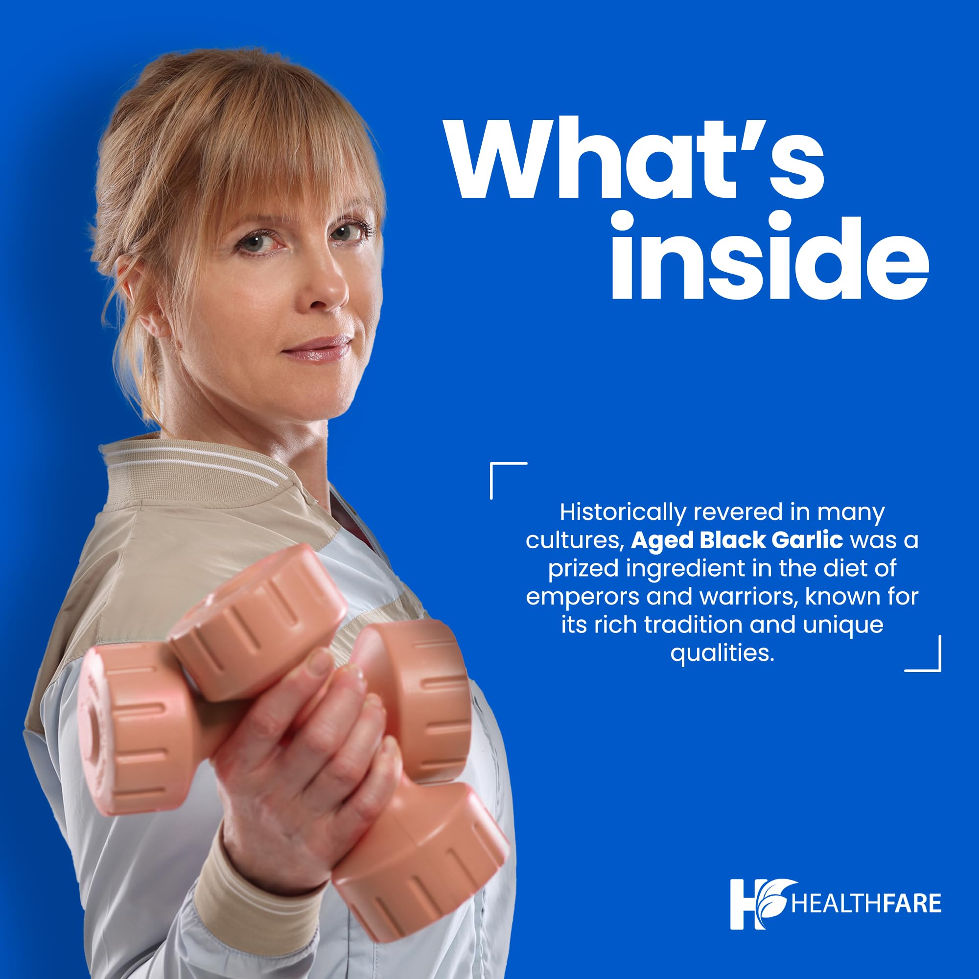 Third-party testing seal on Healthfare garlic supplement