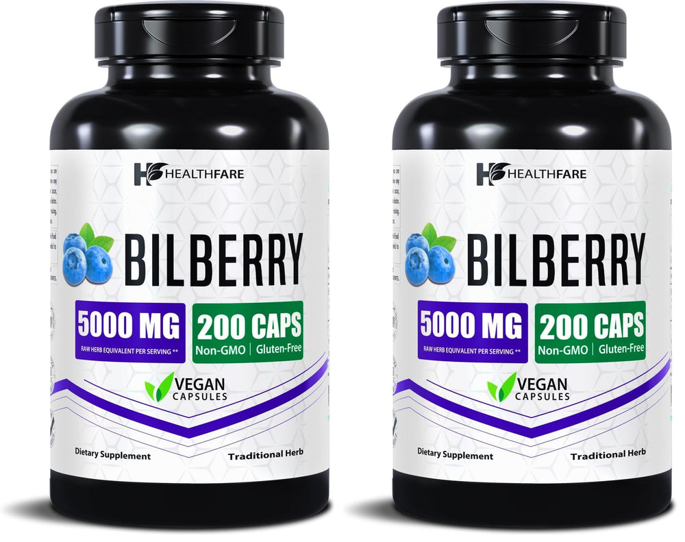 Healthfare Bilberry Eye Supplement bottle hero image