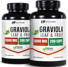 HealthFare Graviola Soursop Extract bottle - Pack of 2