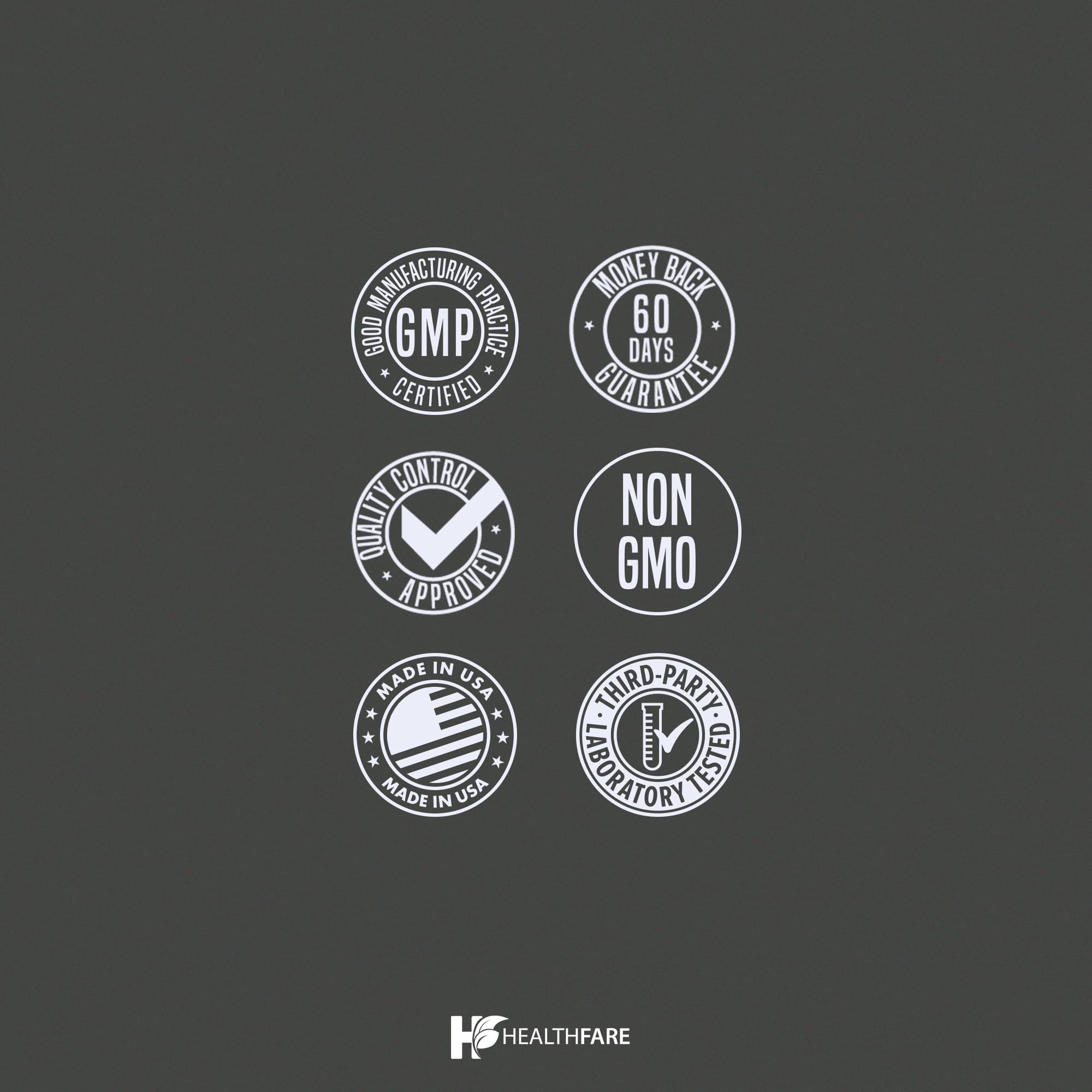 Made in USA seal on HealthFare Lithium Orotate packaging