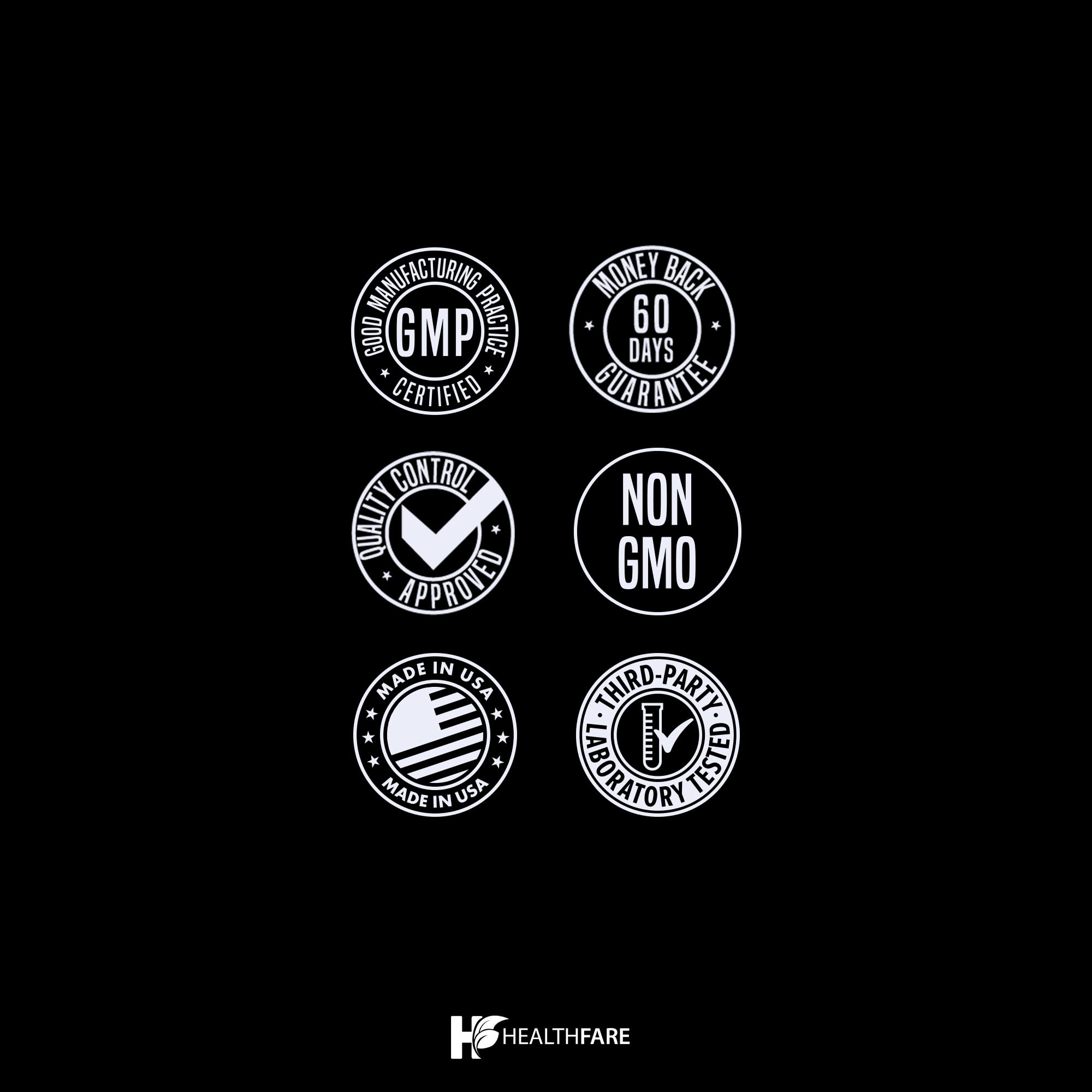 Healthfare Made in USA facility and seal