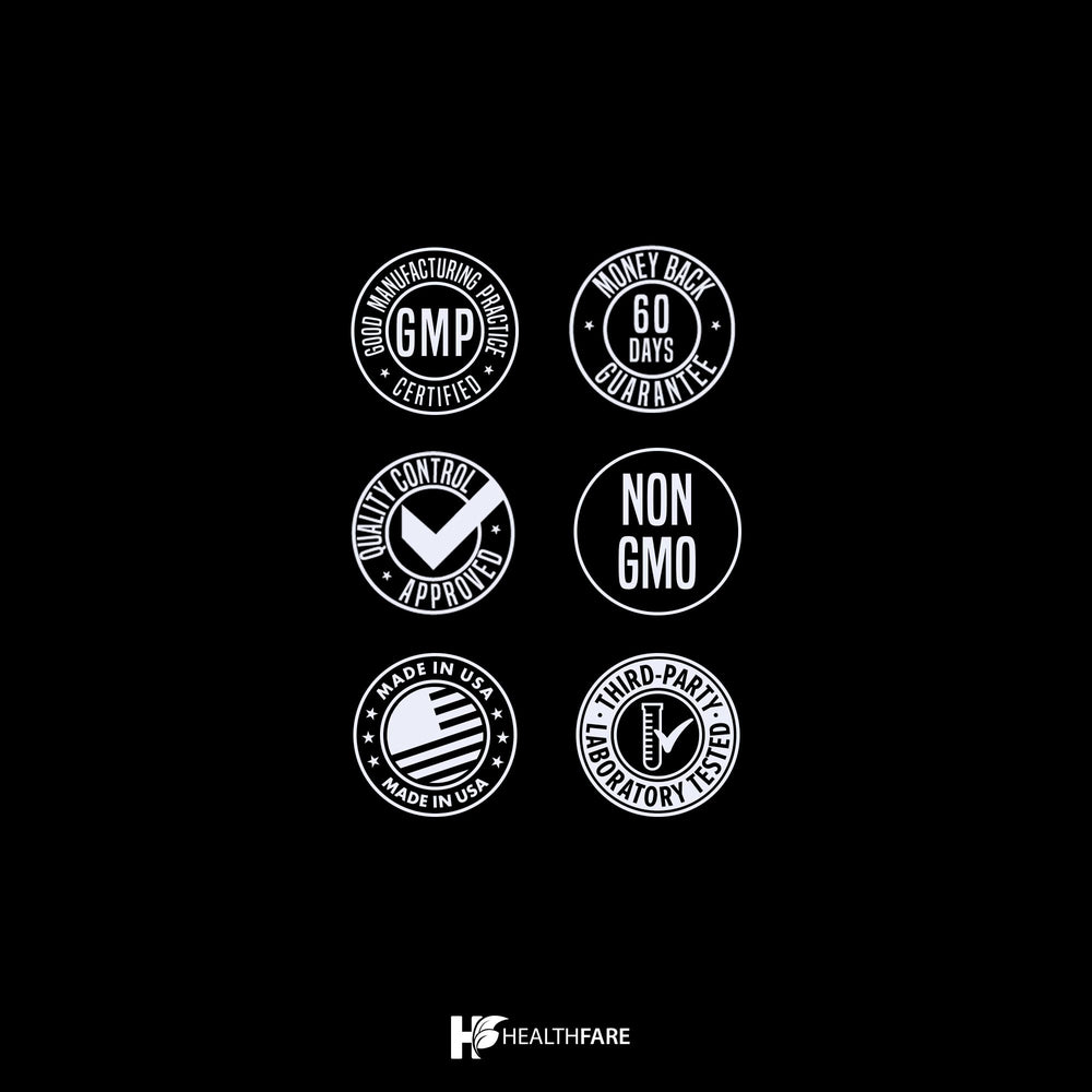 Healthfare Made in USA facility and seal