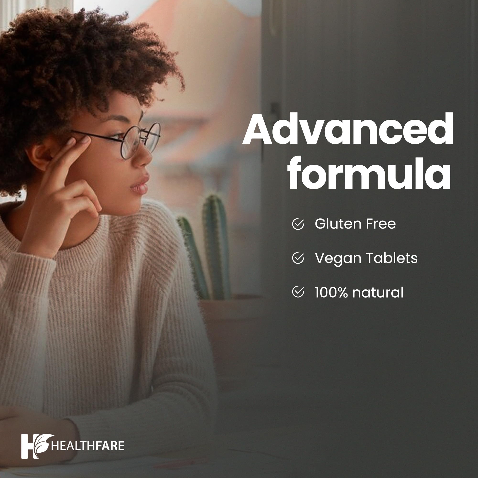 Mood, brain and memory support imagery for HealthFare product