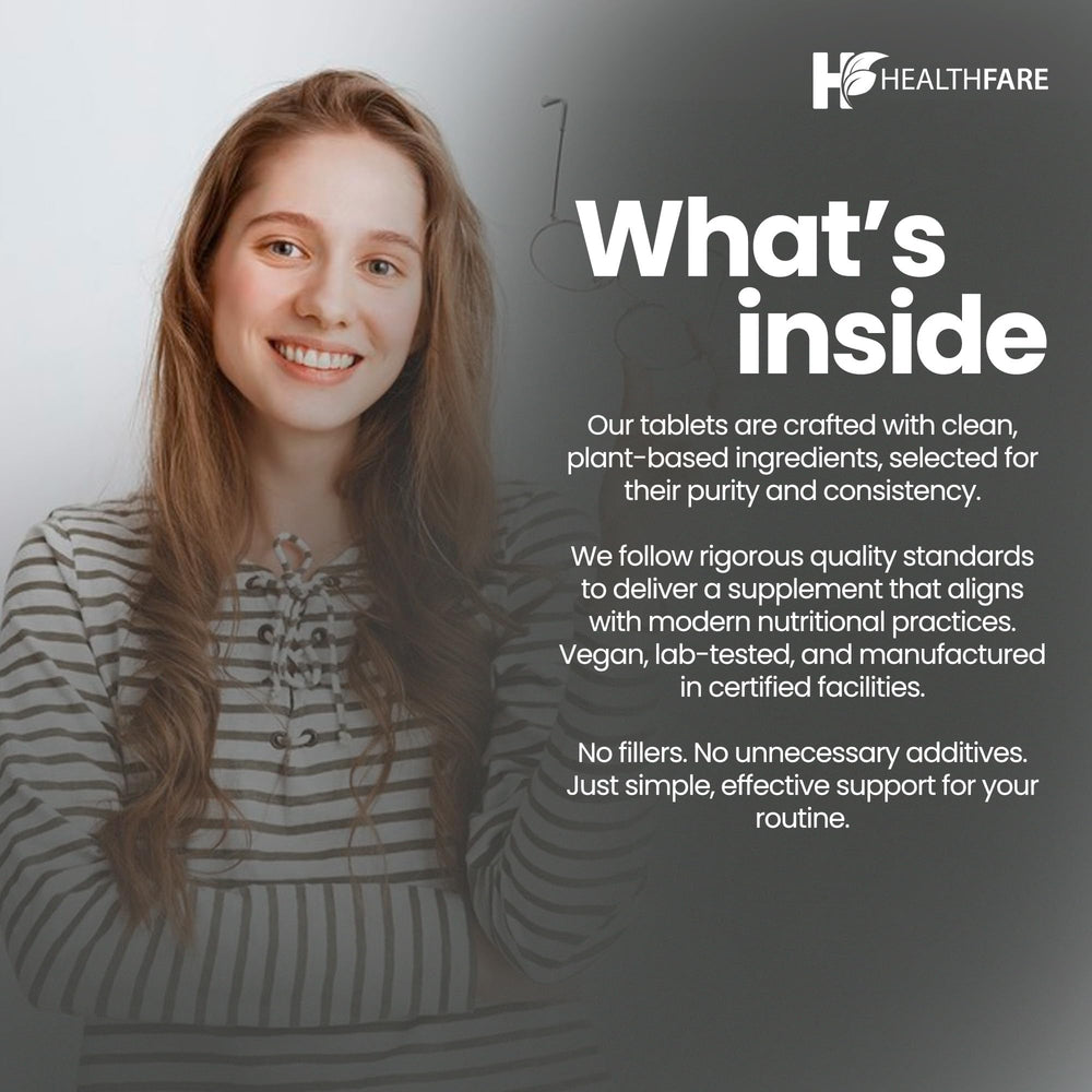 HealthFare third-party tested seal