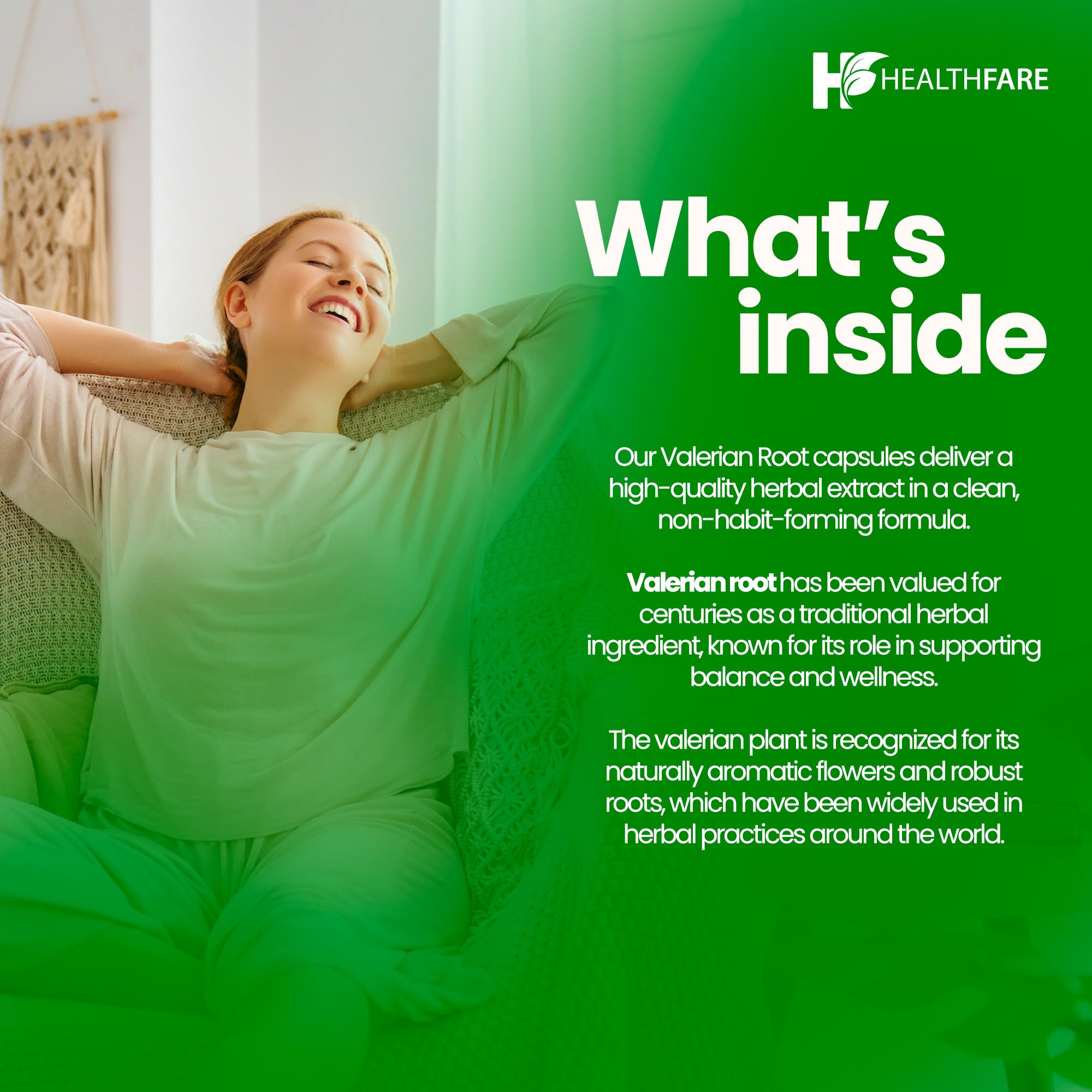 Made in USA GMP-certified HealthFare facility label on product packaging