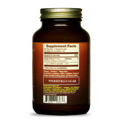 Chaga powder in a scoop