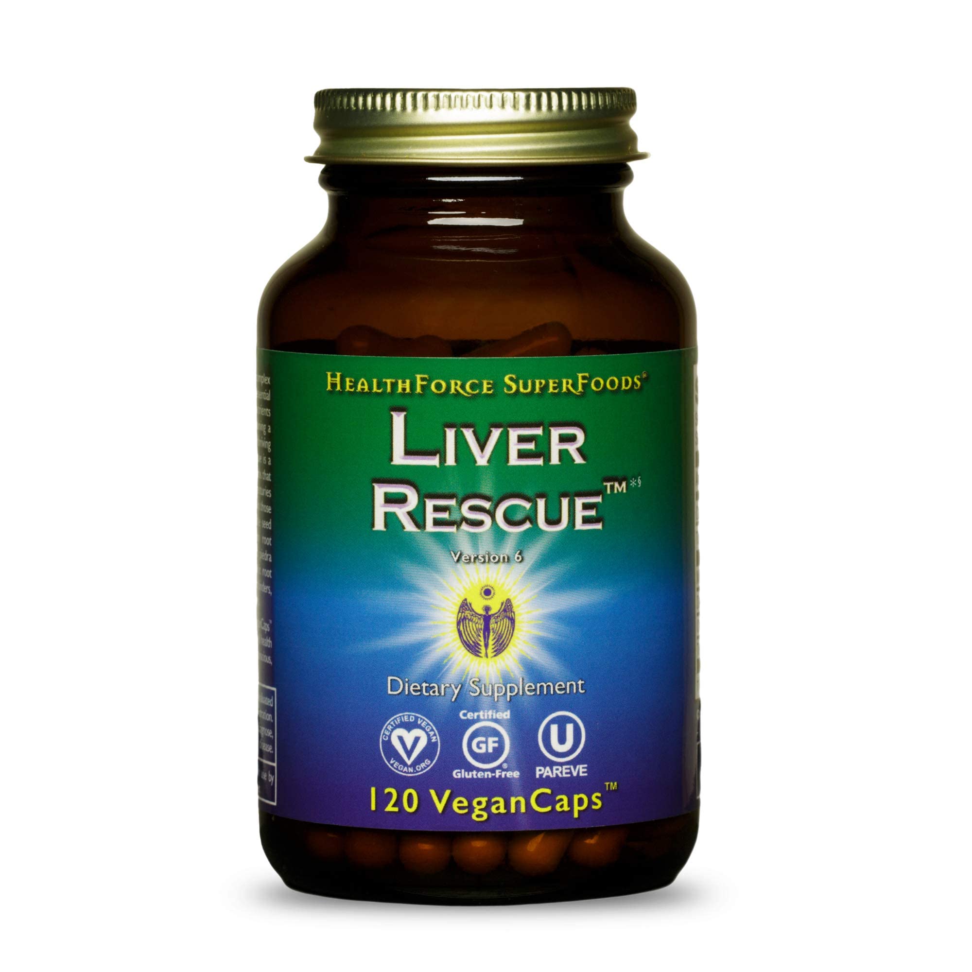 HealthForce Liver Rescue bottle front view