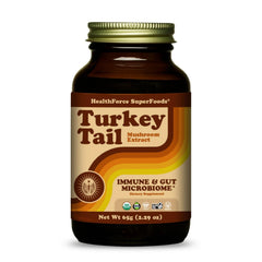 HealthForce SuperFoods Turkey Tail Powder 65g bottle front view
