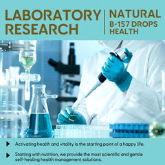 Nutrition and ingredients panel of HealthGEM BP 157 Liquid Drops