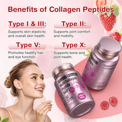 Label showing 1500mg hydrolyzed collagen per serving