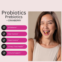 Cranberry pills and XOS prebiotic fibers