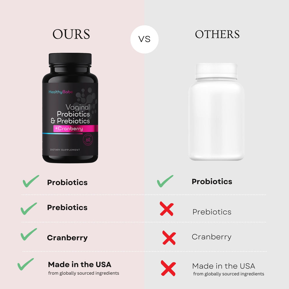 Illustration of vaginal health and microbiome concept