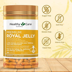 Royal Jelly capsules arranged for display