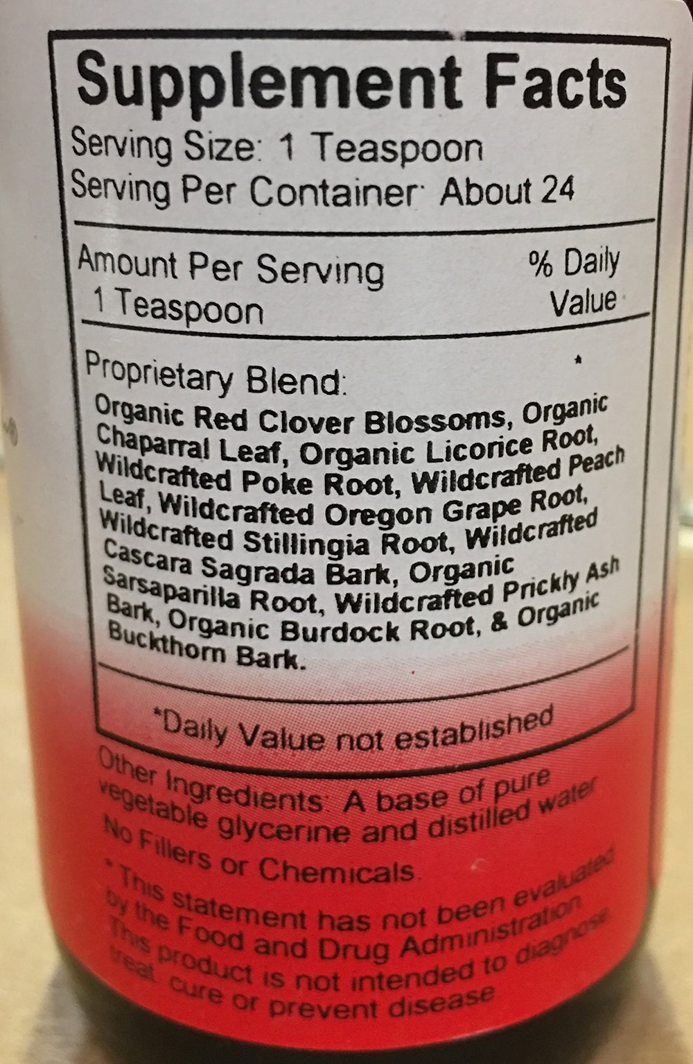 Illustration of healthy circulatory system with herbal syrup