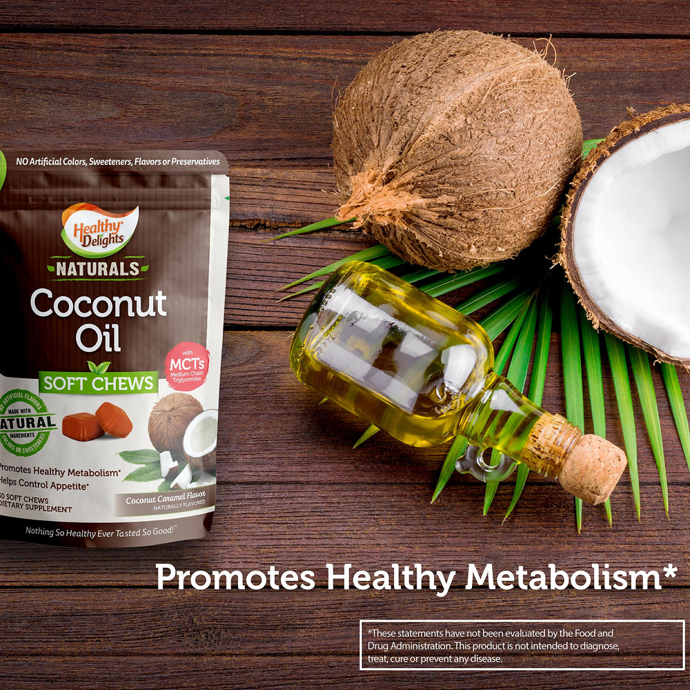Graphic illustrating heart health support from coconut oil
