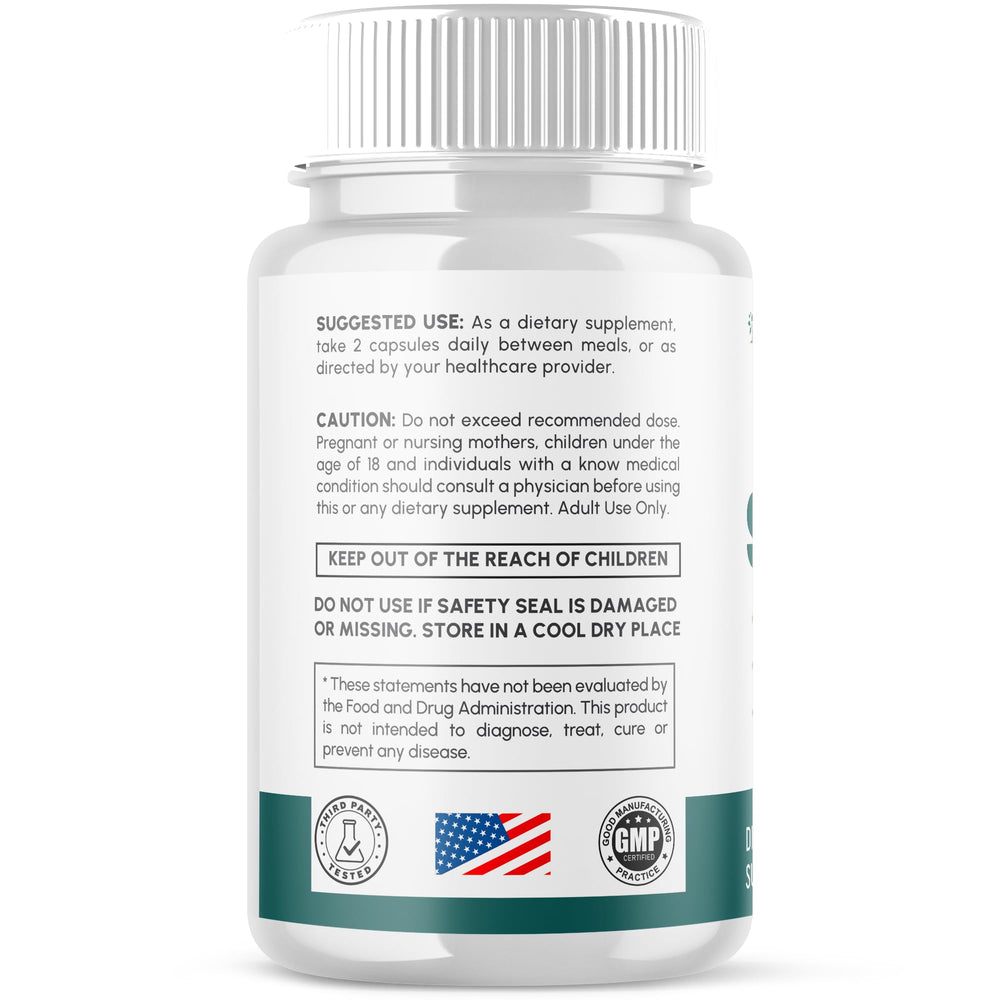 30 servings per bottle of Healthy Flow Blood Support Capsules