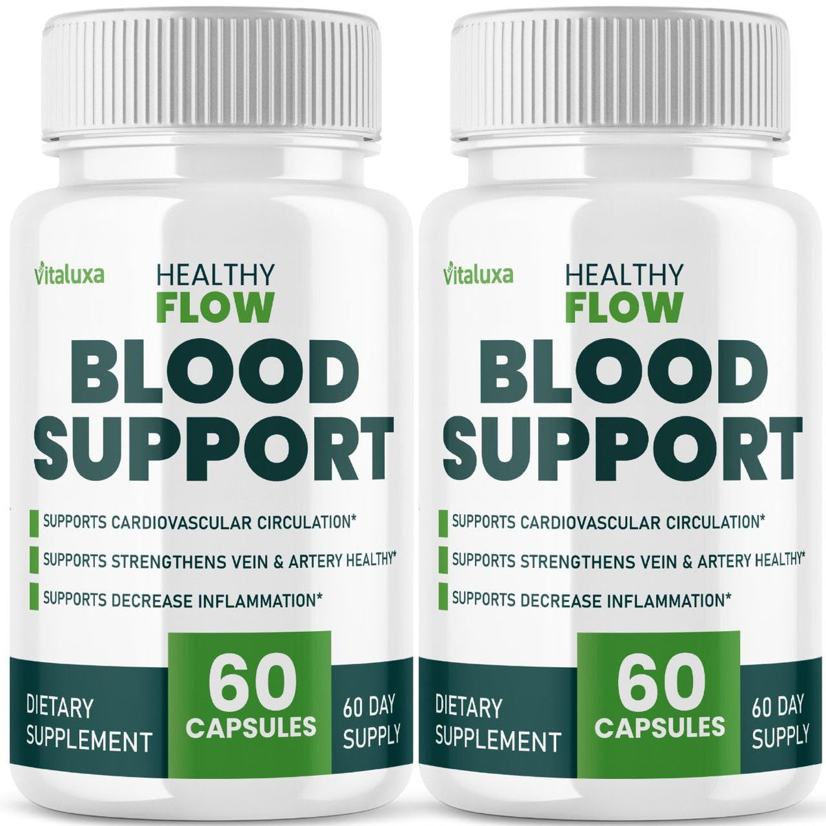 Healthy Flow Blood Support bottle front label