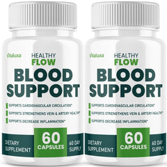Healthy Flow Blood Support bottle front label