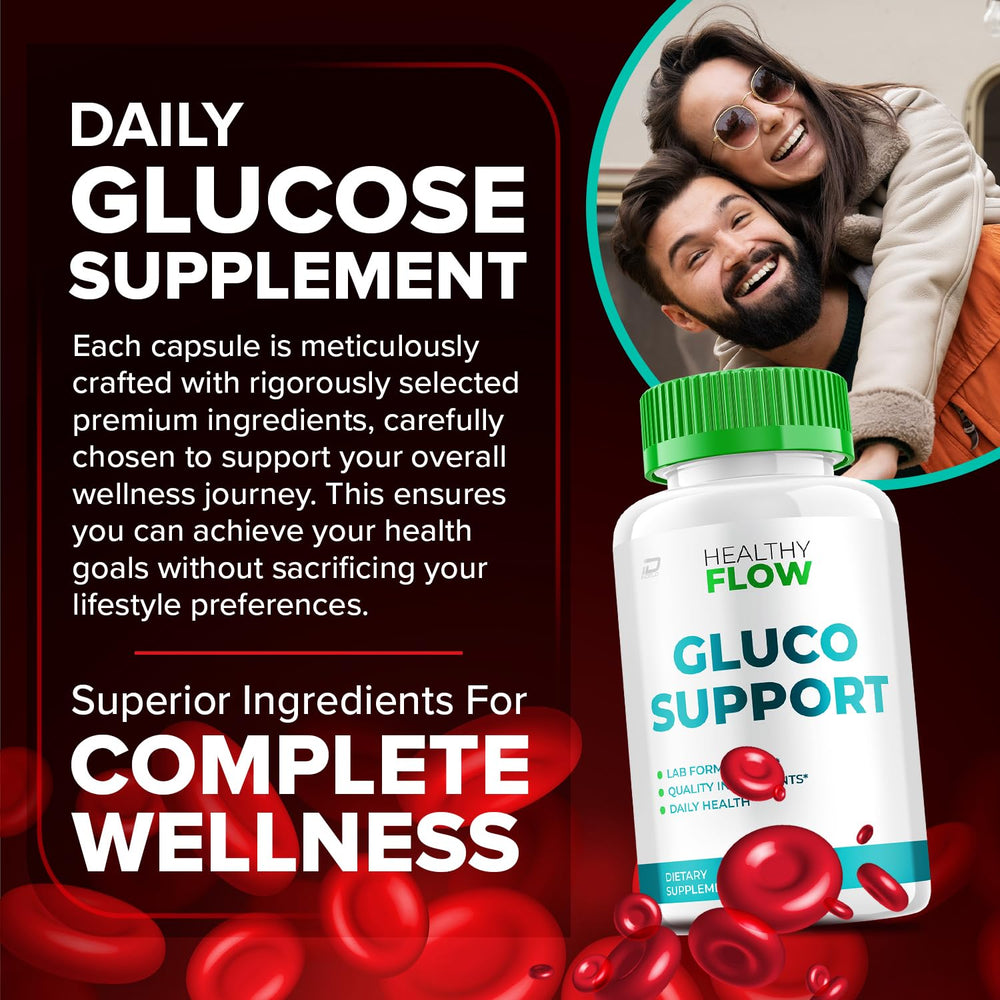 Close-up of Healthy Flow Capsules pills
