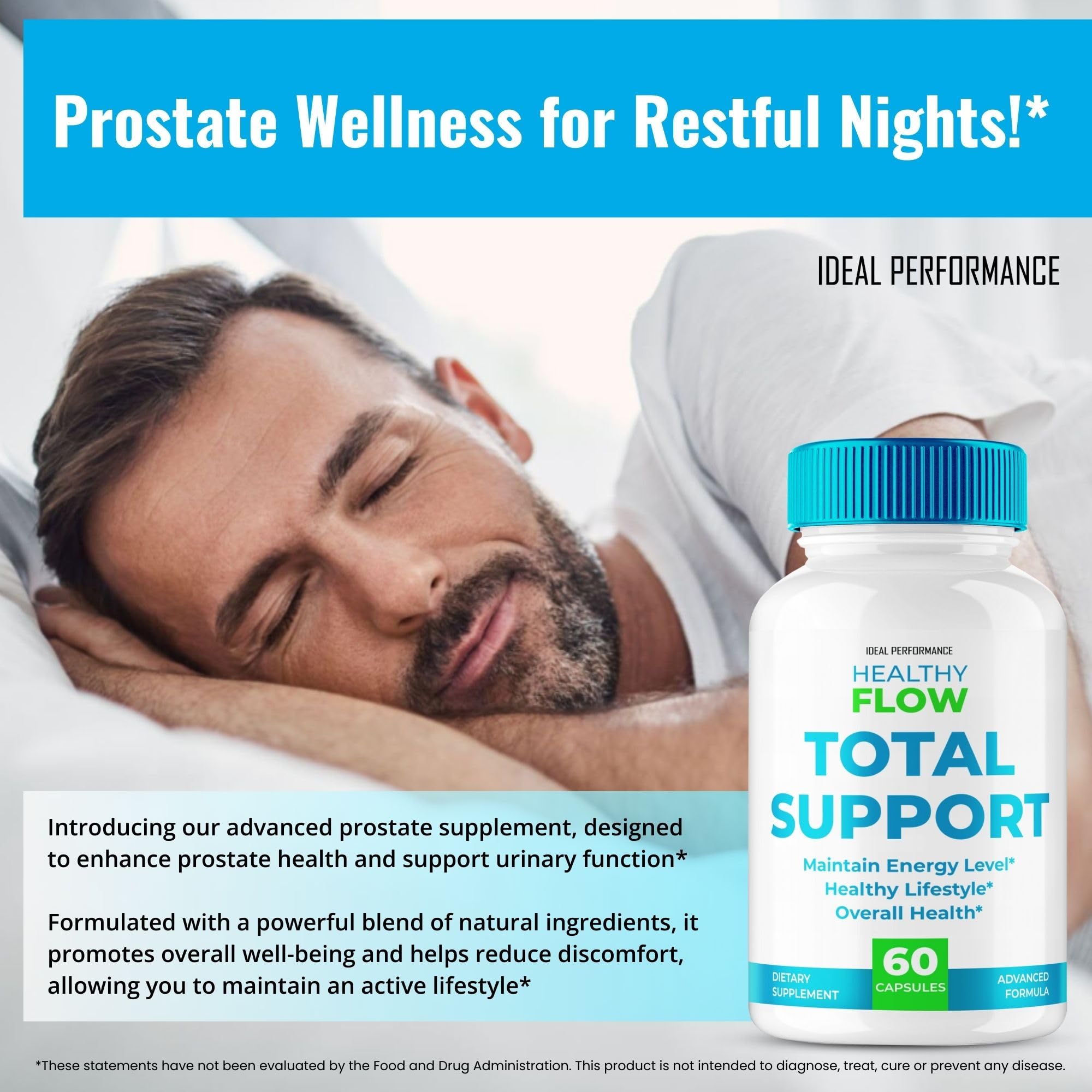 Close-up of Healthy Flow Total Support Capsules