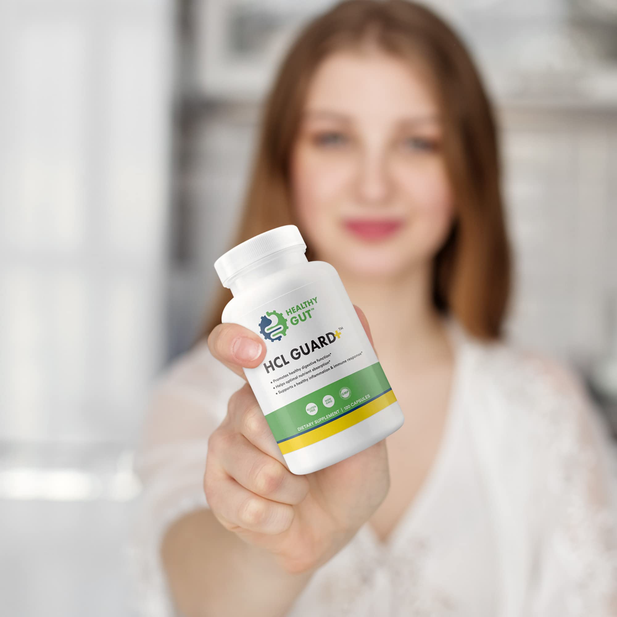 Supplement facts panel and serving size on packaging