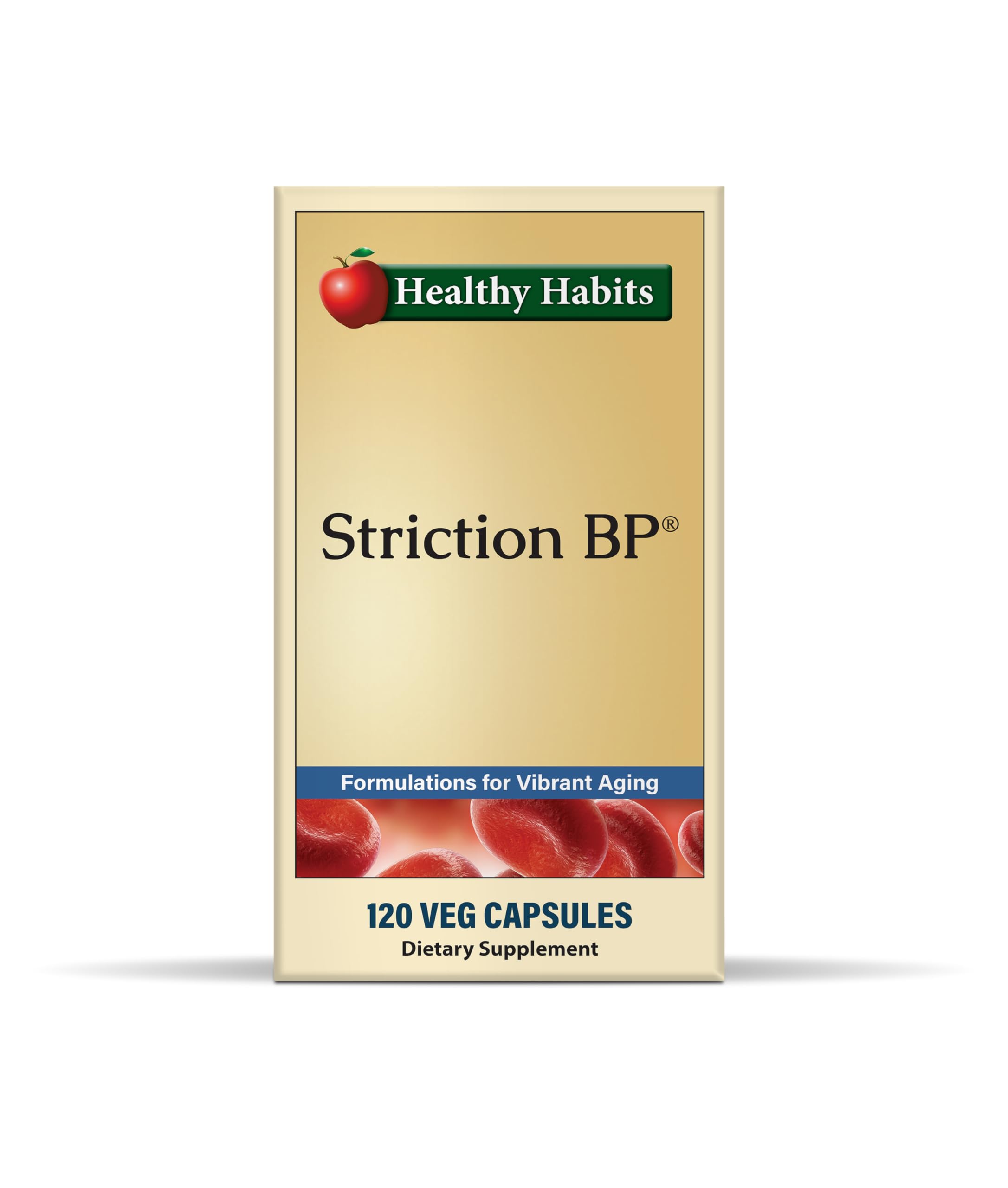 Healthy Habits StrictionBP Box 120 Veg Capsules front view