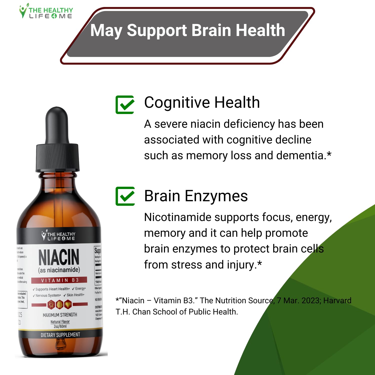 Dropper dispensing 20mg Niacinamide liquid