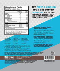 Healthy 'N Fit egg protein chocolate-shake-glass: mixes easily for a lactose-free smoothie.