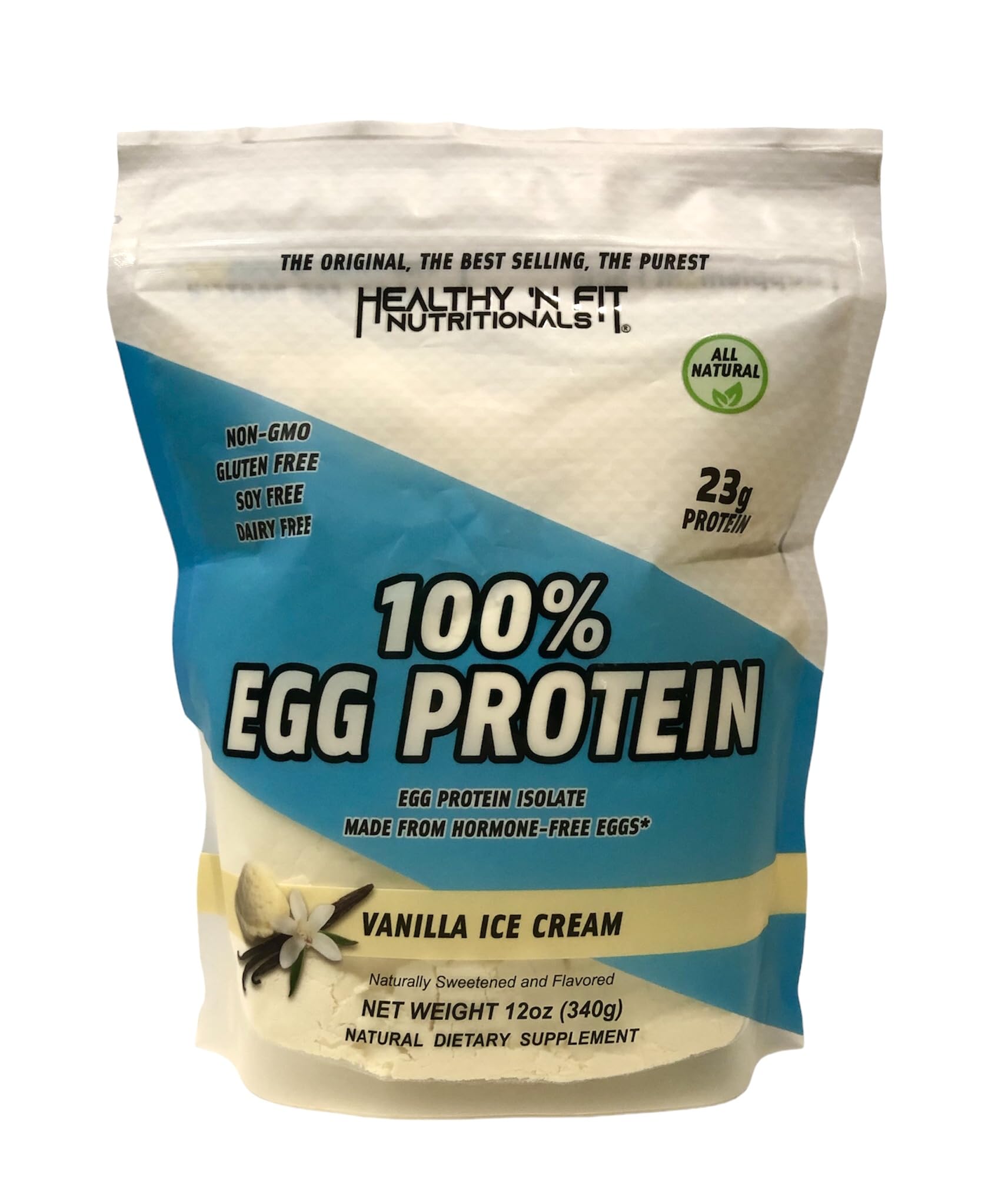 Healthy 'N Fit Egg Protein Vanilla bottle—easy daily protein for workouts and recovery.